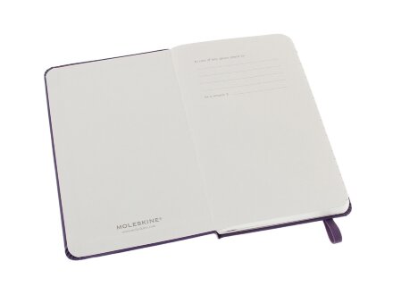 Записная книжка Moleskine Classic (в линейку) в твердой обложке, Pocket (9x14см), фиолетовый Записная книжка Moleskine Classic (в линейку) в твердой обложке, Pocket (9x14см), фиолетовый