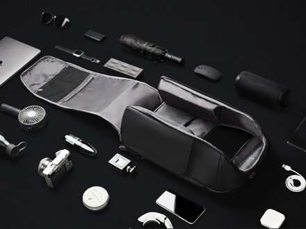 Атикражный рюкзак FlipPack для ноутбука 15.6, черный