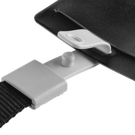 Карман для пропуска с лентой Staff, черный Карман для пропуска с лентой Staff, черный