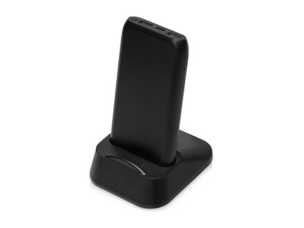 Портативное беспроводное зарядное устройство с док-станцией Uniq, 10000 mah, черный Портативное беспроводное зарядное устройство с док-станцией Uniq, 10000 mah, черный