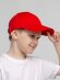 Бейсболка детская Capture Kids, красная с нанесением логотипа