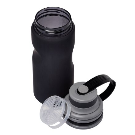 Бутылка для воды Fresh, черная Бутылка для воды Fresh, черная