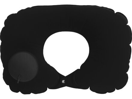 Подушка под шею с помпой Push, черный Подушка под шею с помпой Push, черный