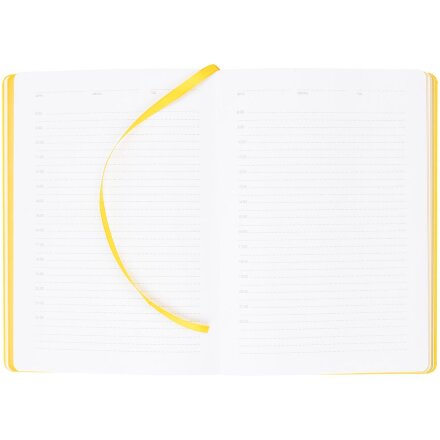 Ежедневник New Factor Metal, желтый Ежедневник New Factor Metal, желтый