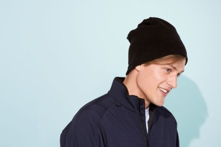 Шапка-шарф с утяжкой Blizzard, темно-синяя Шапка-шарф с утяжкой Blizzard, темно-синяя