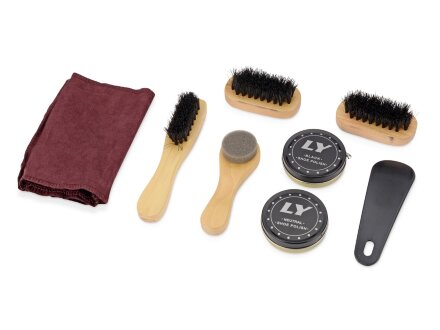 Набор для обуви Честер, черный, натуральный Набор для обуви Честер, черный, натуральный