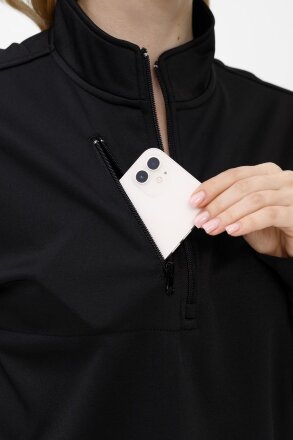 Толстовка унисекс Hike Klondike, черная Толстовка унисекс Hike Klondike, черная