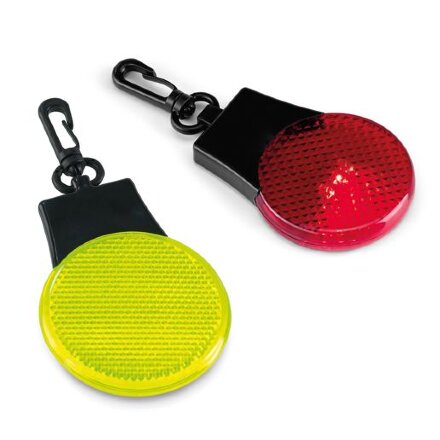 Светоотражатель с подсветкой Watch Out, желтый Светоотражатель с подсветкой Watch Out, желтый