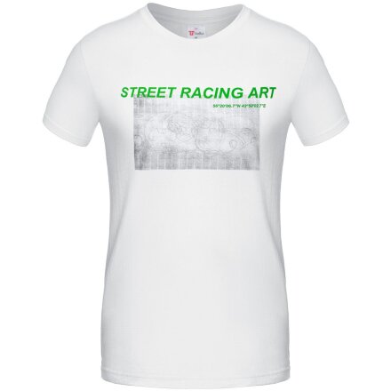 Футболка Street Racing Art, белая Футболка Street Racing Art, белая