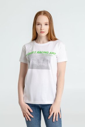 Футболка Street Racing Art, белая Футболка Street Racing Art, белая