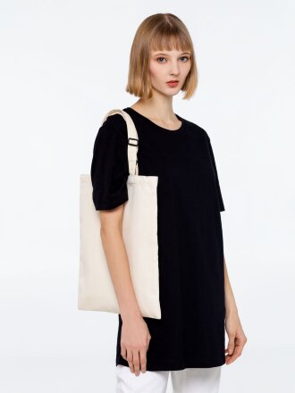 Сумка для покупок с регулируемыми ручками Leta, неокрашенная Сумка для покупок с регулируемыми ручками Leta, неокрашенная