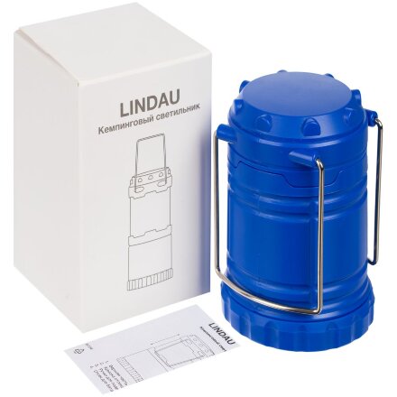 Кемпинговый фонарь Lindau, синий Кемпинговый фонарь Lindau, синий
