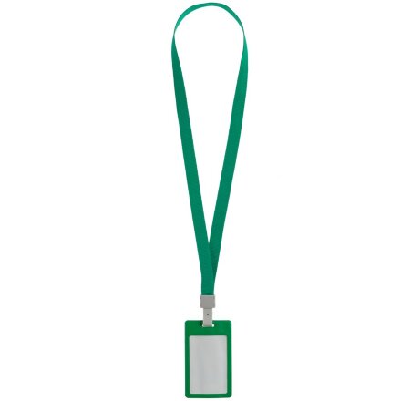 Карман для пропуска с лентой Staff, зеленый Карман для пропуска с лентой Staff, зеленый