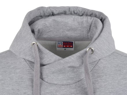Толстовка унисекс Stream с капюшоном, серый меланж Толстовка унисекс Stream с капюшоном, серый меланж