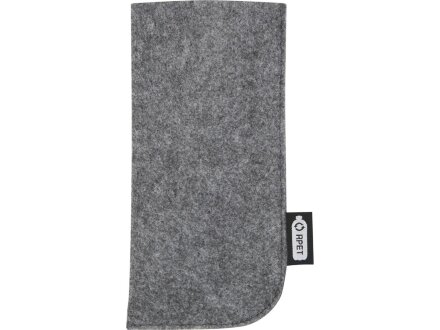 Чехол для очков Felta из материалов, переработанных согласно стандарту GRS, средне-серый