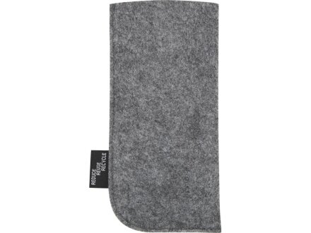 Чехол для очков Felta из материалов, переработанных согласно стандарту GRS, средне-серый