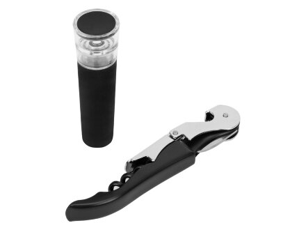 Набор аксессуаров для вина Malbec в пластиковой подарочной коробке, 2шт Набор аксессуаров для вина Malbec в пластиковой подарочной коробке, 2шт