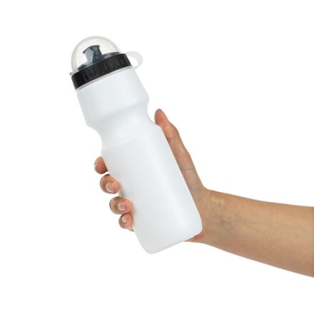 Бутылка для велосипеда Bikescape, белая с черным Бутылка для велосипеда Bikescape, белая с черным