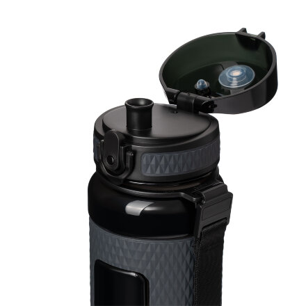 Бутылка для воды Vector, черная