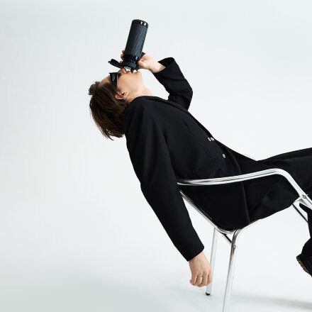 Бутылка для воды Vector, черная