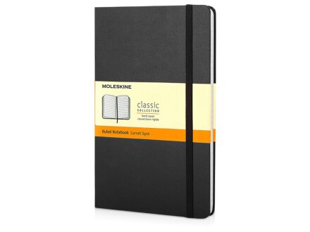 Подарочный набор Moleskine Hemingway с блокнотом А5 и ручкой, черный Подарочный набор Moleskine Hemingway с блокнотом А5 и ручкой, черный