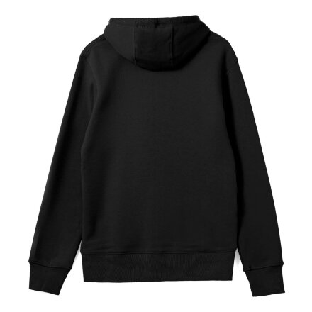 Толстовка на молнии с капюшоном унисекс King, черная Толстовка на молнии с капюшоном унисекс King, черная