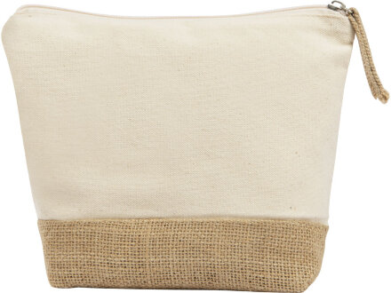 Косметичка Jute из хлопка и джута, натуральный Косметичка Jute из хлопка и джута, натуральный