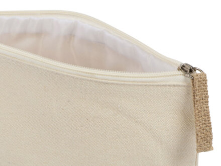 Косметичка Jute из хлопка и джута, натуральный Косметичка Jute из хлопка и джута, натуральный