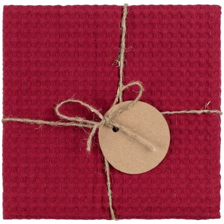 Набор кухонных полотенец Good Wipe, белый с красным Набор кухонных полотенец Good Wipe, белый с красным