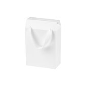 Подарочная коробка-пакет универсальная малая, белая