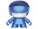 Портативная колонка Bluetooth XOOPAR mini Xboy Metallic, синий с нанесением логотипа