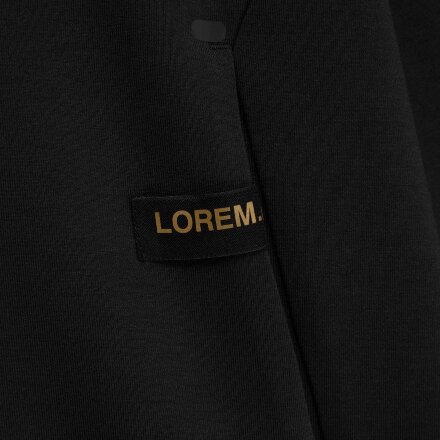 Лейбл тканевый Epsilon, S, черный