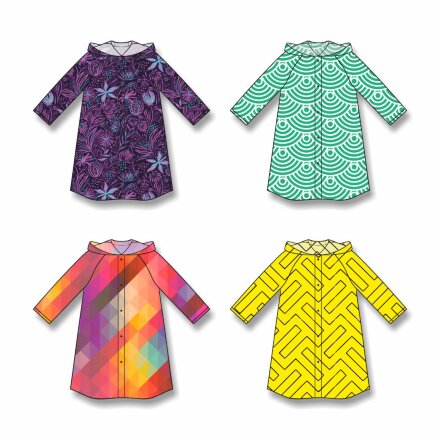 Дождевик классический RainCoat на заказ, разноцветный, единый размер Дождевик классический RainCoat на заказ, разноцветный, единый размер