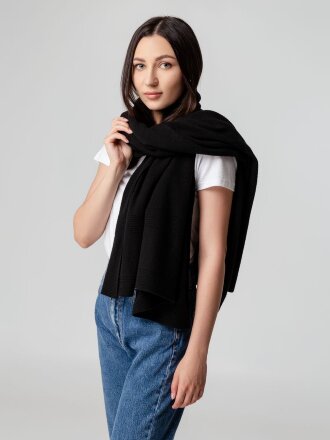 Плед-Палантин Territ, черный Плед-Палантин Territ, черный