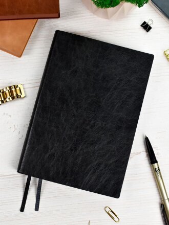 Ежедневник Merida, датированный, черный Ежедневник Merida, датированный, черный