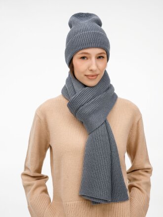 Шапка Nobilis Mono, серая (стальная) Шапка Nobilis Mono, серая (стальная)