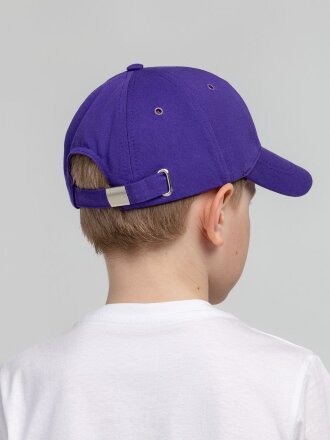 Бейсболка детская Capture Kids, фиолетовая Бейсболка детская Capture Kids, фиолетовая