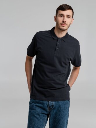 Рубашка поло мужская Neptune, темно-синяя Рубашка поло мужская Neptune, темно-синяя