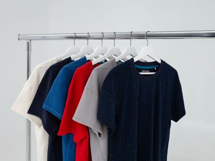 Футболка унисекс Kosmos 1.0, темно-синяя Футболка унисекс Kosmos 1.0, темно-синяя