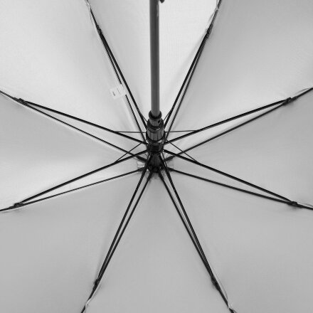 Зонт-трость Standard, белый с серебристым внутри Зонт-трость Standard, белый с серебристым внутри