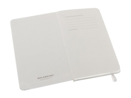 Записная книжка Moleskine Classic (в линейку) в твердой обложке, Pocket (9x14см), белый Записная книжка Moleskine Classic (в линейку) в твердой обложке, Pocket (9x14см), белый