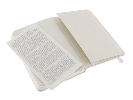 Записная книжка Moleskine Classic (в линейку) в твердой обложке, Pocket (9x14см), белый Записная книжка Moleskine Classic (в линейку) в твердой обложке, Pocket (9x14см), белый