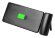 Внешний аккумулятор с разъёмом Type-C Inject, 4000 mAh, черный с нанесением логотипа