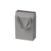 Подарочная коробка-пакет универсальная малая, серая