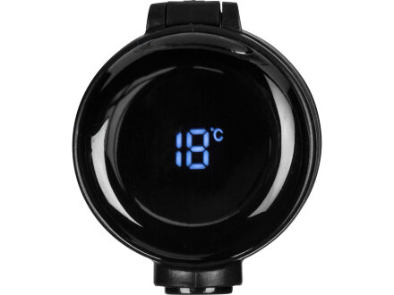 Вакуумная термокружка Waterline с медной изоляцией Bravo, 400 мл, тубус, черный (Р)