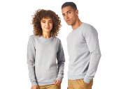 Свитшот Motion унисекс с начесом, серый меланж Свитшот Motion унисекс с начесом, серый меланж