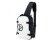 Рюкзак на одно плечо TORBER Xtreme, белый/чёрный, 20 х 8 х 31 см, 5л
