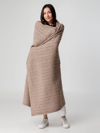 Плед Auray, бежевый Плед Auray, бежевый