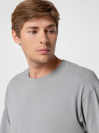 Футболка унисекс оверсайз Street Vibes, серая Футболка унисекс оверсайз Street Vibes, серая