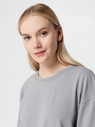 Футболка унисекс оверсайз Street Vibes, серая Футболка унисекс оверсайз Street Vibes, серая